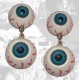 Earrings - Blue Eyeballs