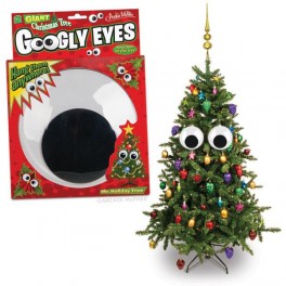 Giant Christmas Tree Googly Eyes