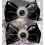 Hairbow Slide - Black Bows with Eyeballs