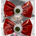 Hairbow Slide - Red Bows with Eyeballs