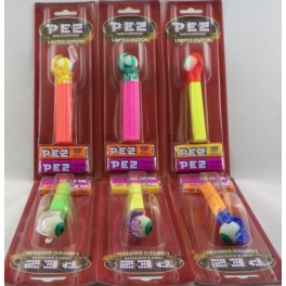 PEZ Crystal Psychedelic Hands Eyeball 2001 (set of 6)