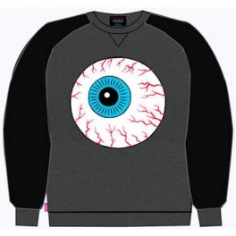 Sweat Shirt - Mishka Throwback Keep Watch Crewneck - Heather - L