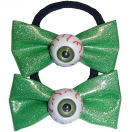 Hairbow Bands - Green Glitter