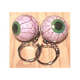 Keychain - Metal Eyeball 1in.