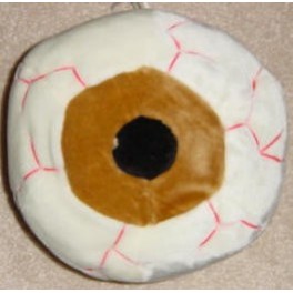 Plush Eyeball 11in. - Brown