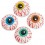 Erasers - Dome Eyeballs (pack of 12)