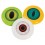 Spooky Eyeball Mini Flying Discs (12 pack)
