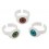 Plastic Eyeball Rings (12 pack)